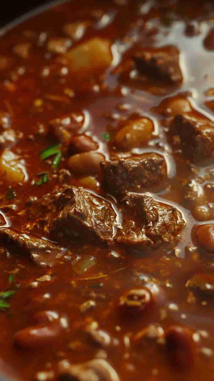 Spicy & Smoky Crock Pot Chili