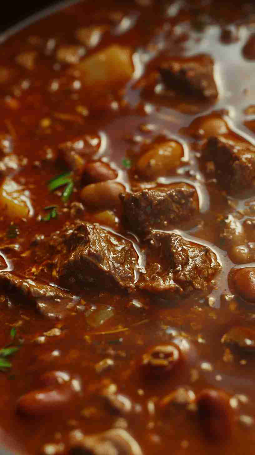 Spicy & Smoky Crock Pot Chili