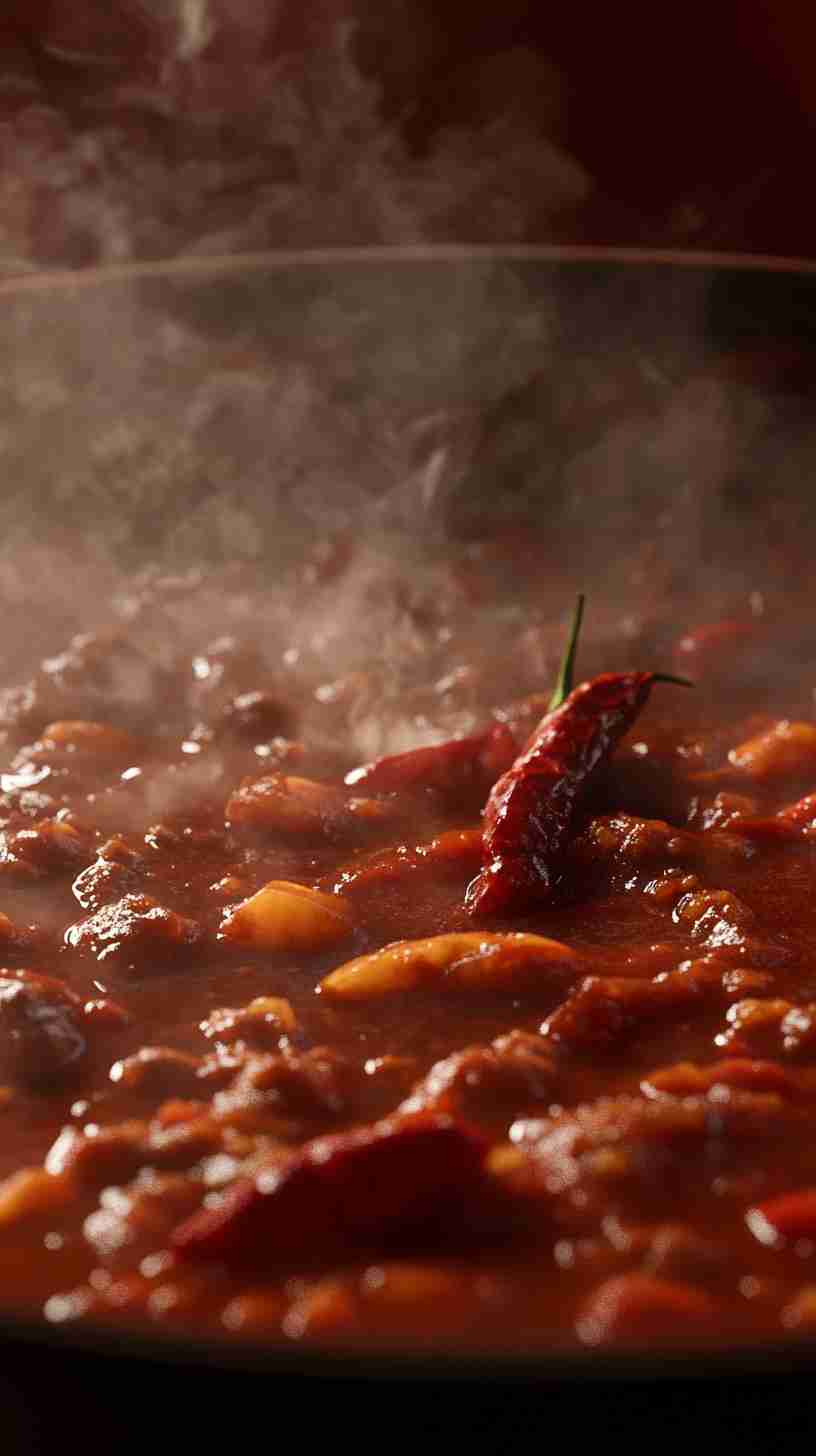 Spicy & Smoky Crock Pot Chili