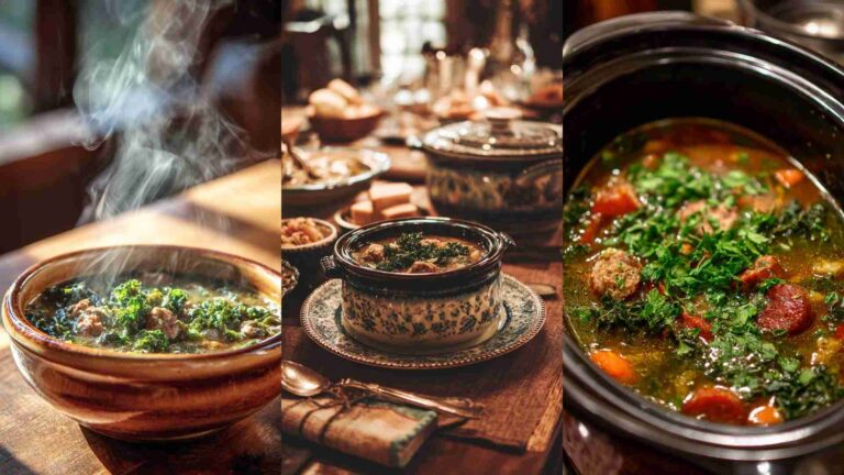 Crockpot Sausage and Kale Soup