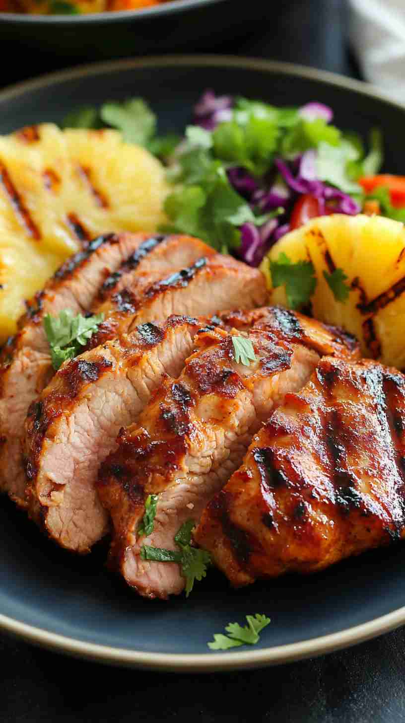 Sweet and Spicy Pork Tenderloin in the Slow Cooker