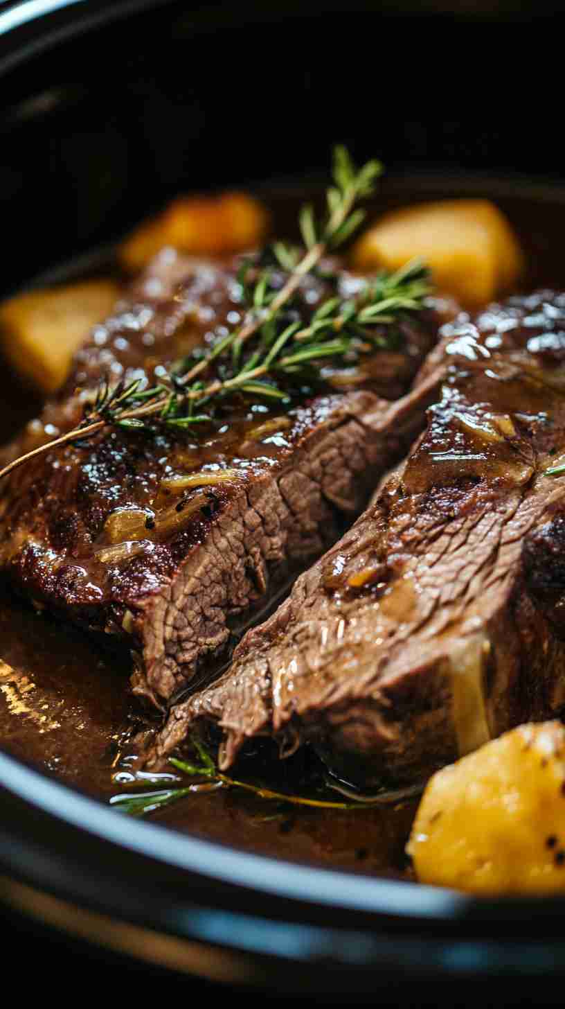 Tender & Juicy Crock Pot Pot Roast