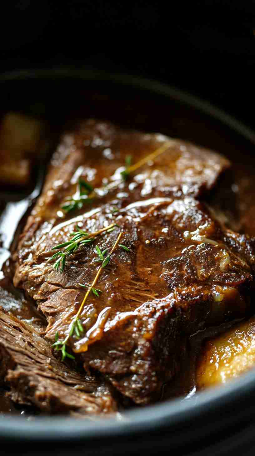 Tender & Juicy Crock Pot Pot Roast
