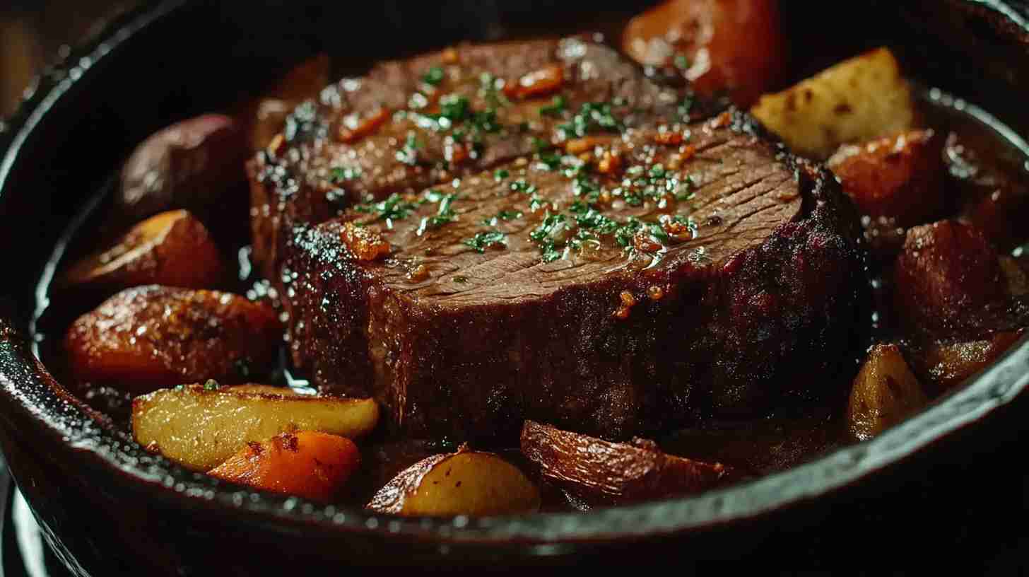 Tender & Juicy Crock Pot Pot Roast