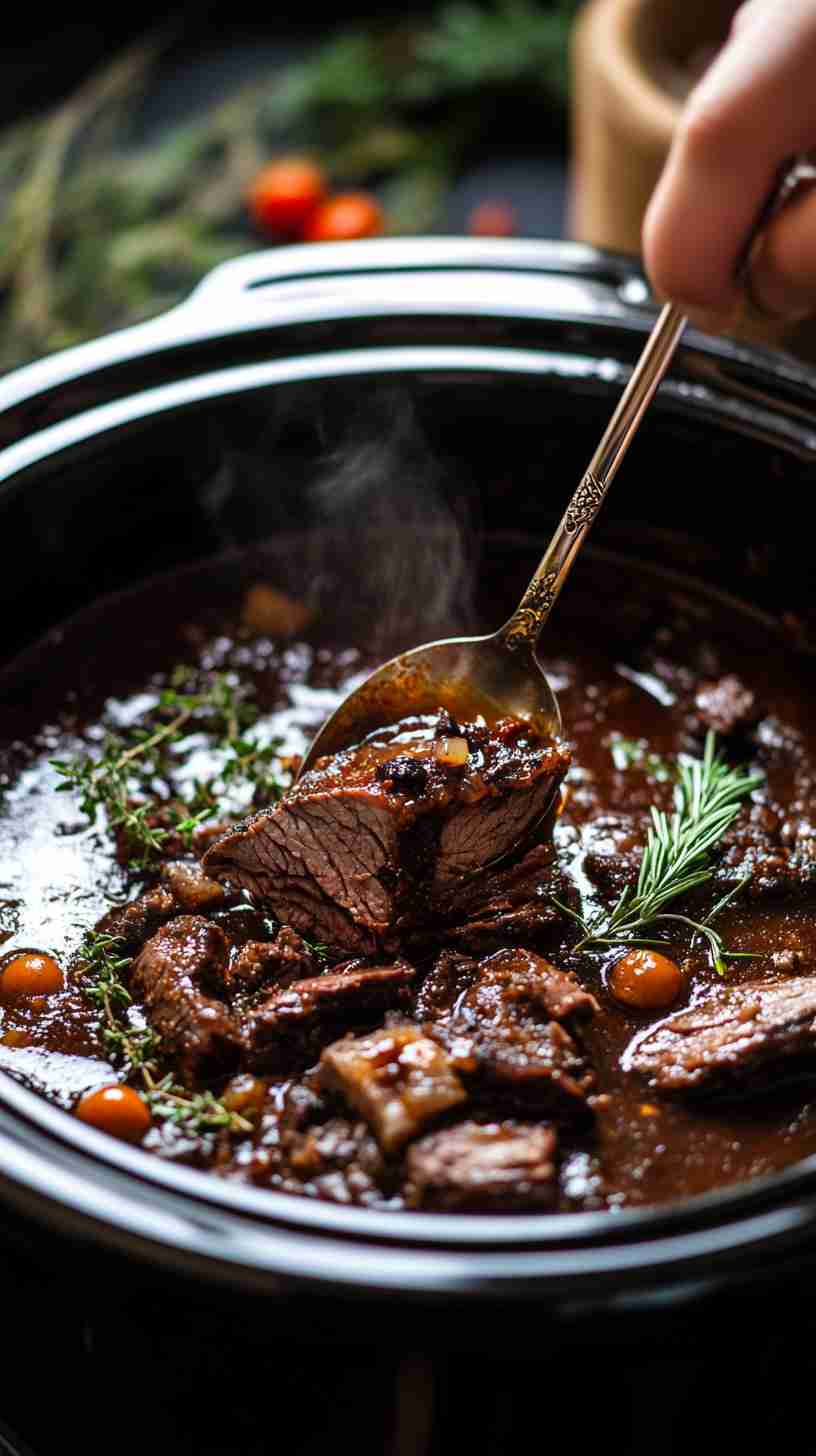 Tender & Juicy Slow Cooker BBQ Brisket