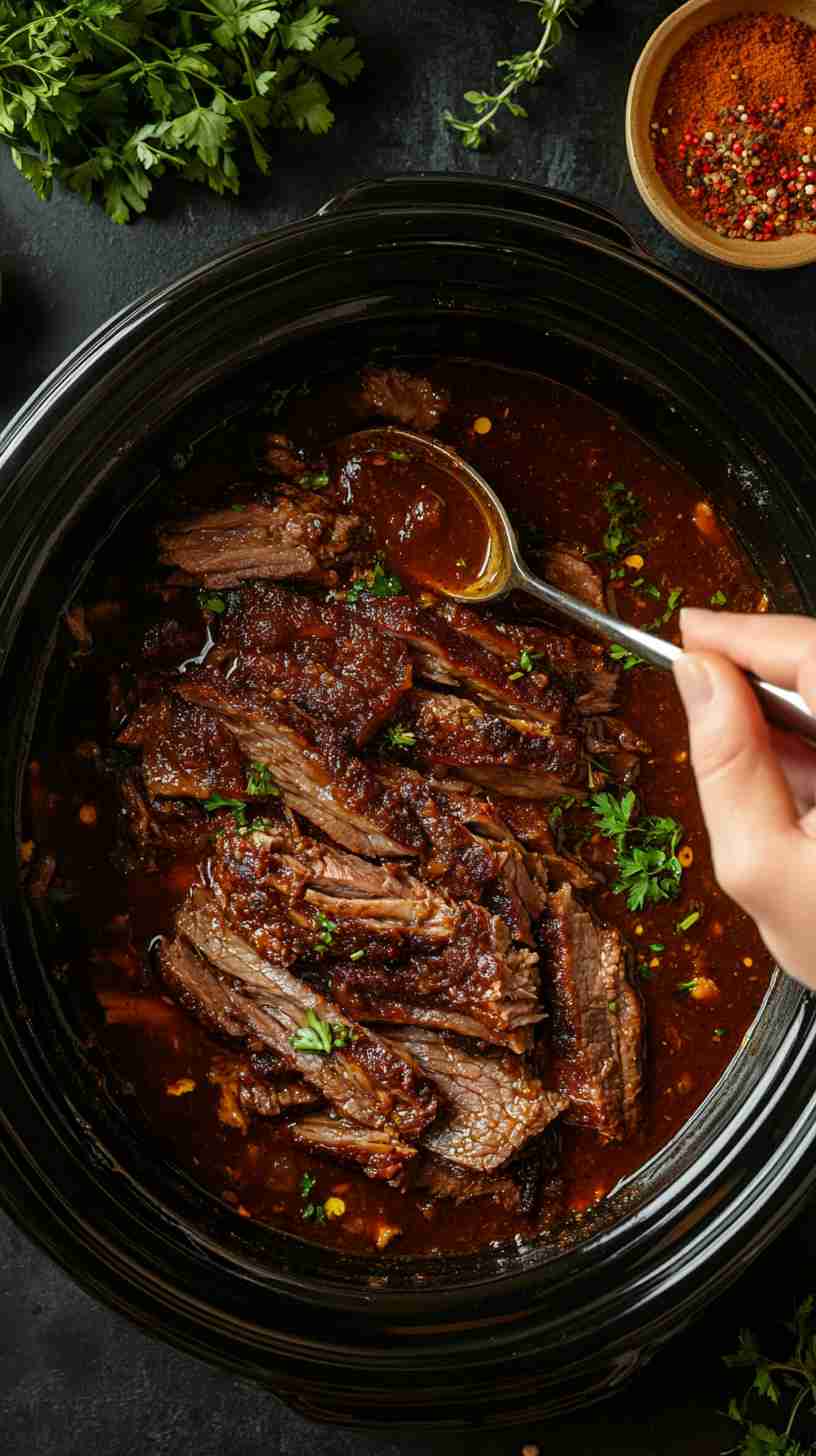 Tender & Juicy Slow Cooker BBQ Brisket