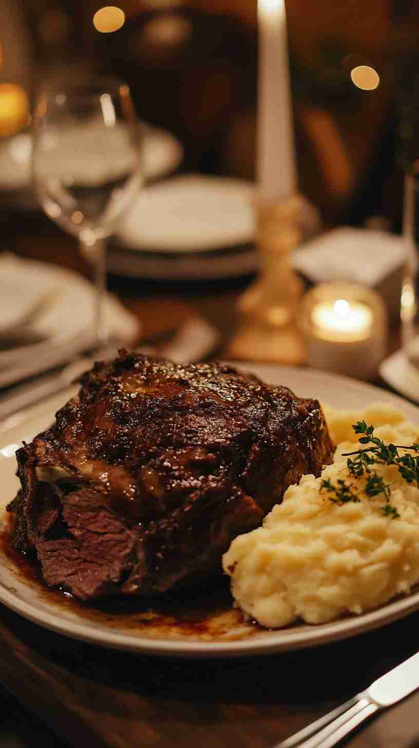 Tender Slow-Cooked Arm Roast with Veggies