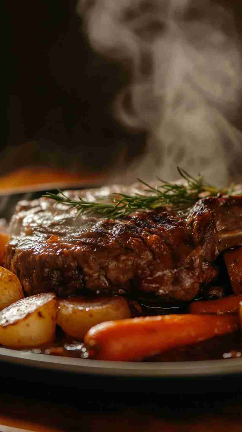 Tender Slow-Cooked Arm Roast with Veggies
