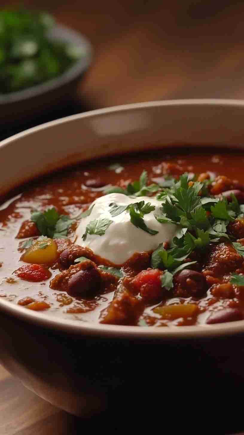 Thick and Hearty Crock Pot Chili