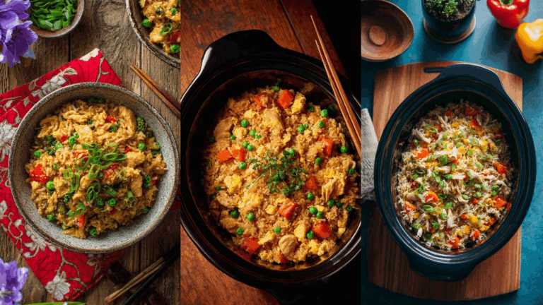 Crockpot Chicken Fried Rice