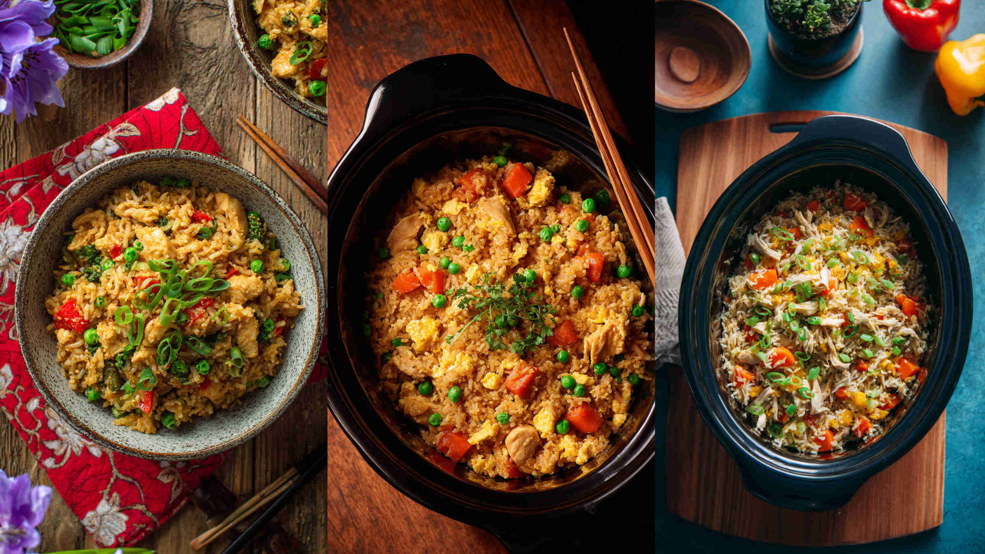 Crockpot Chicken Fried Rice
