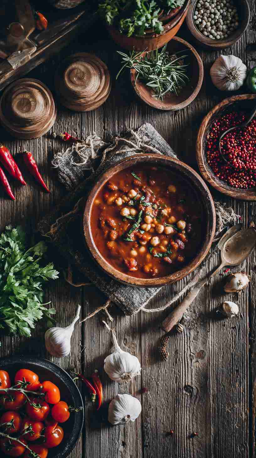 Vegetarian Crockpot Three-Bean Chili