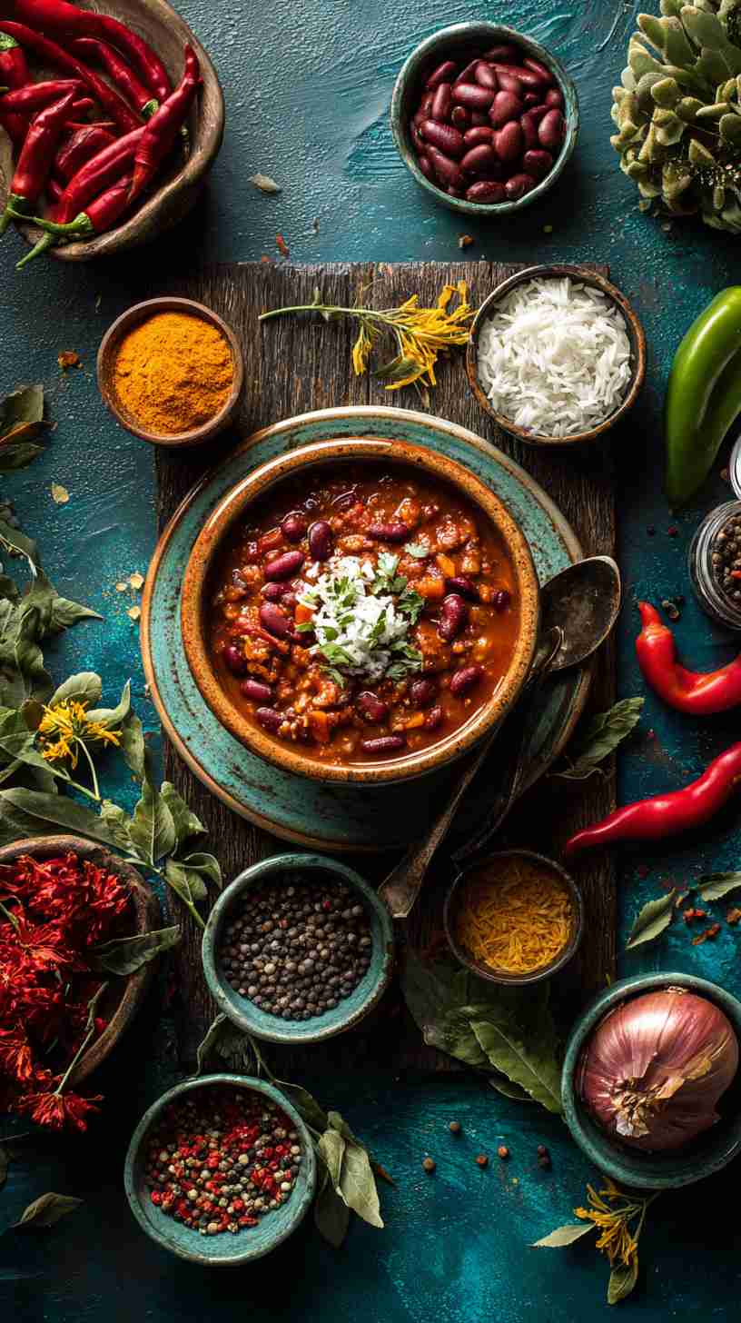 Vegetarian Crockpot Three-Bean Chili