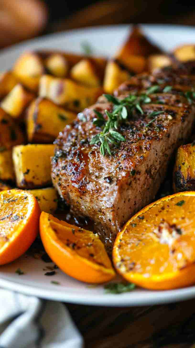 Zesty Citrus Pork Tenderloin in the Slow Cooker