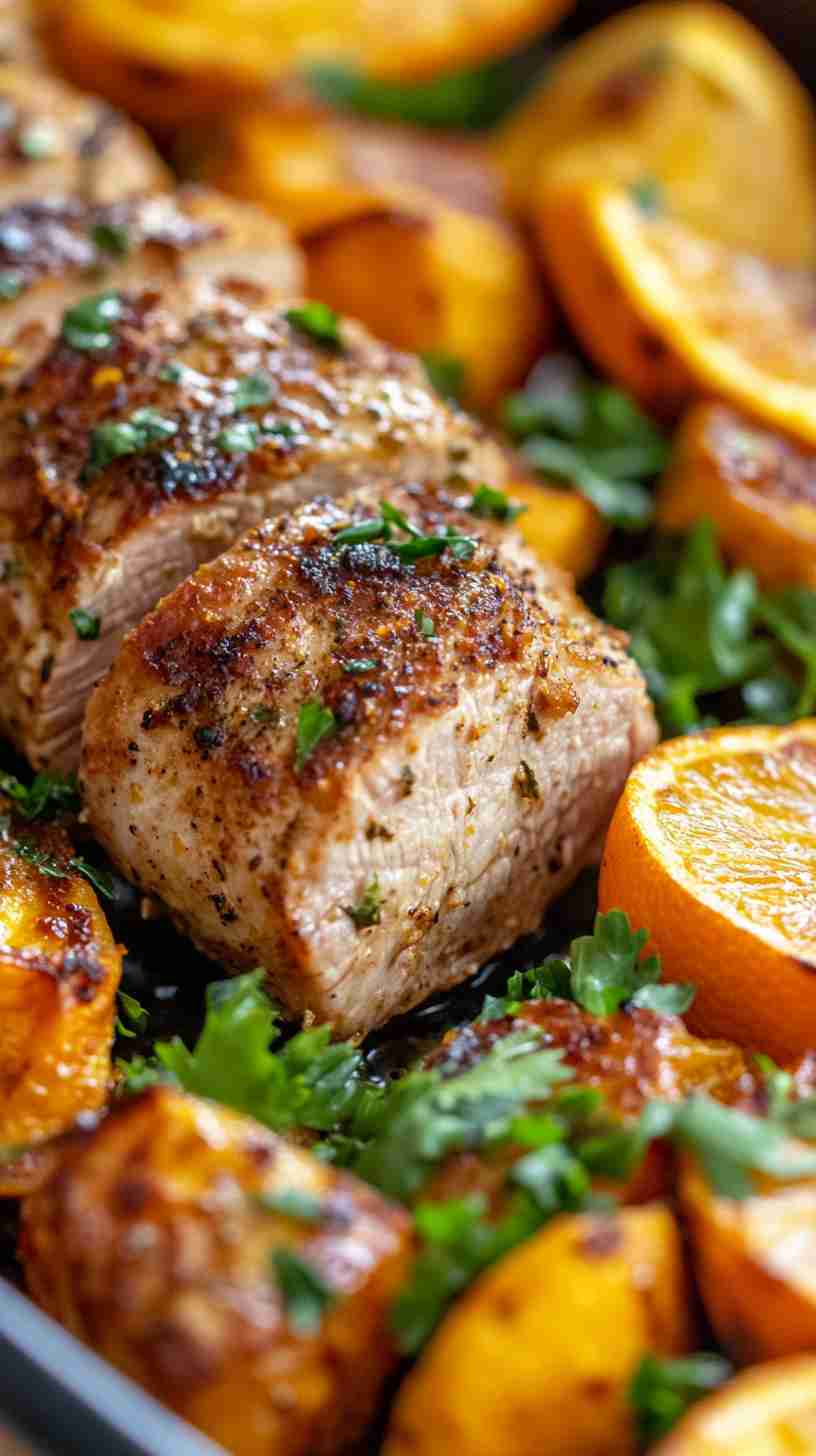 Zesty Citrus Pork Tenderloin in the Slow Cooker
