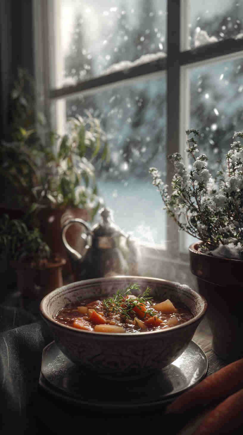 Crockpot Lentil and Vegetable Soup