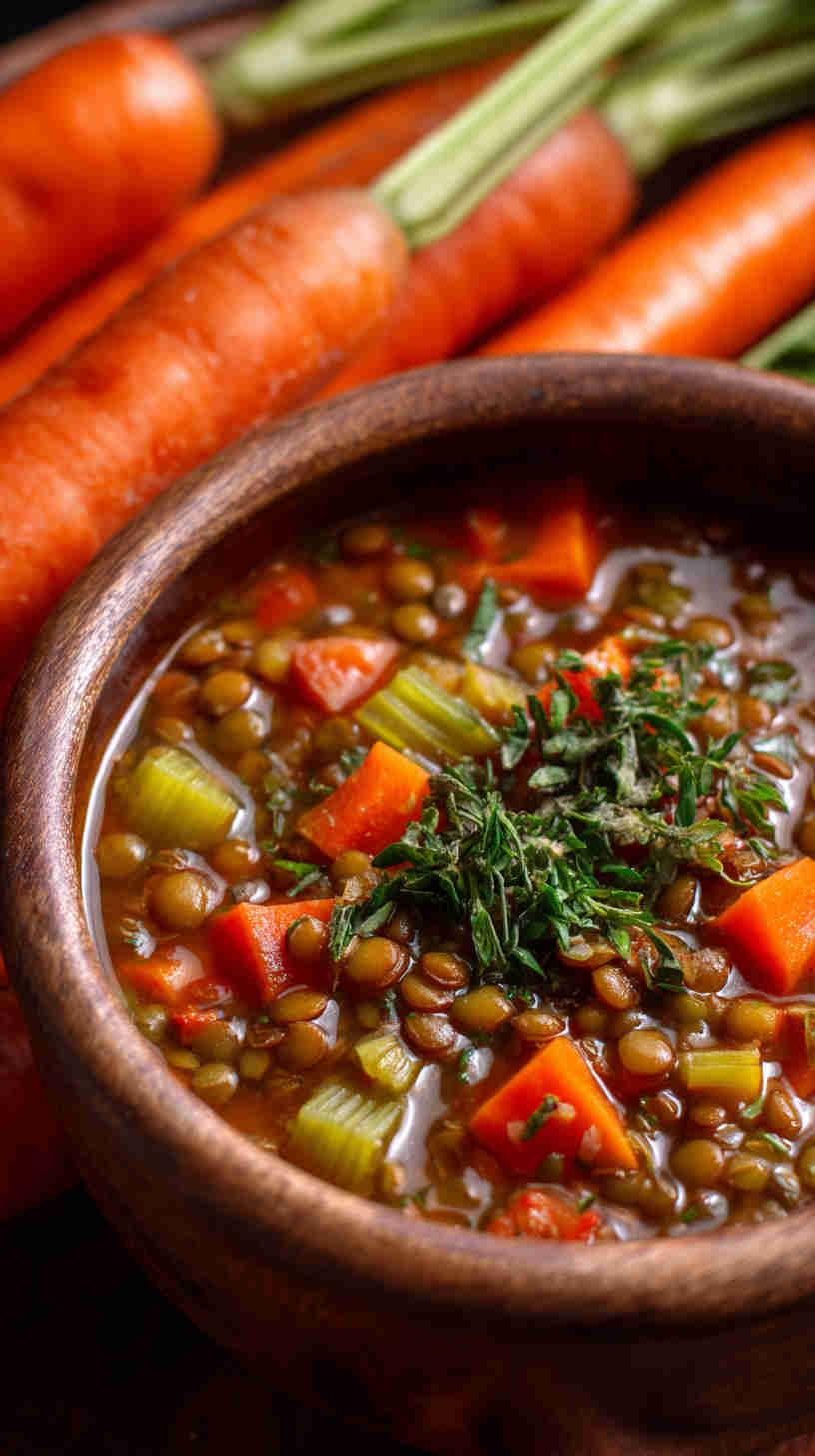 Crockpot Lentil and Vegetable Soup