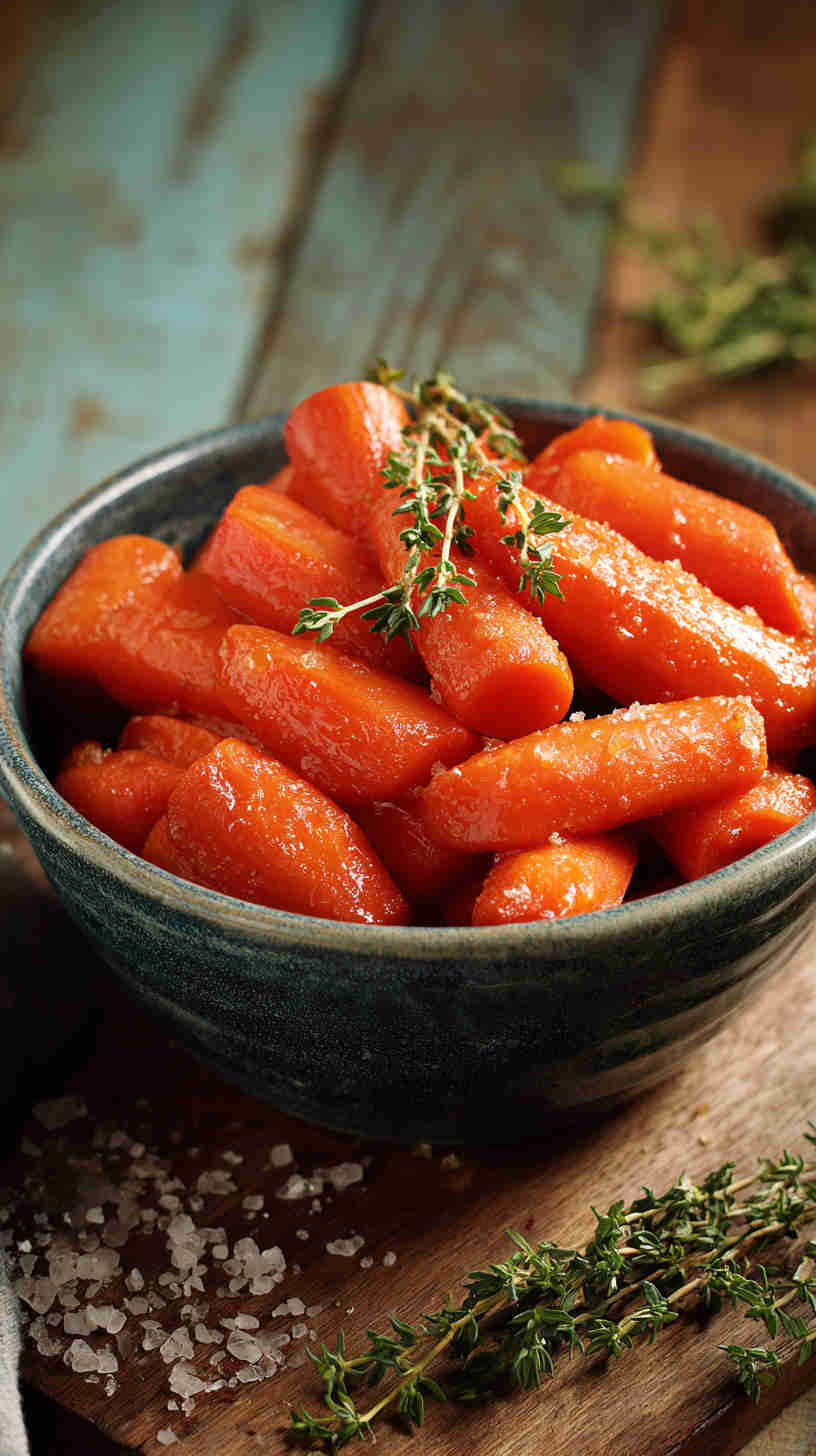 Crockpot Maple Glazed Carrots