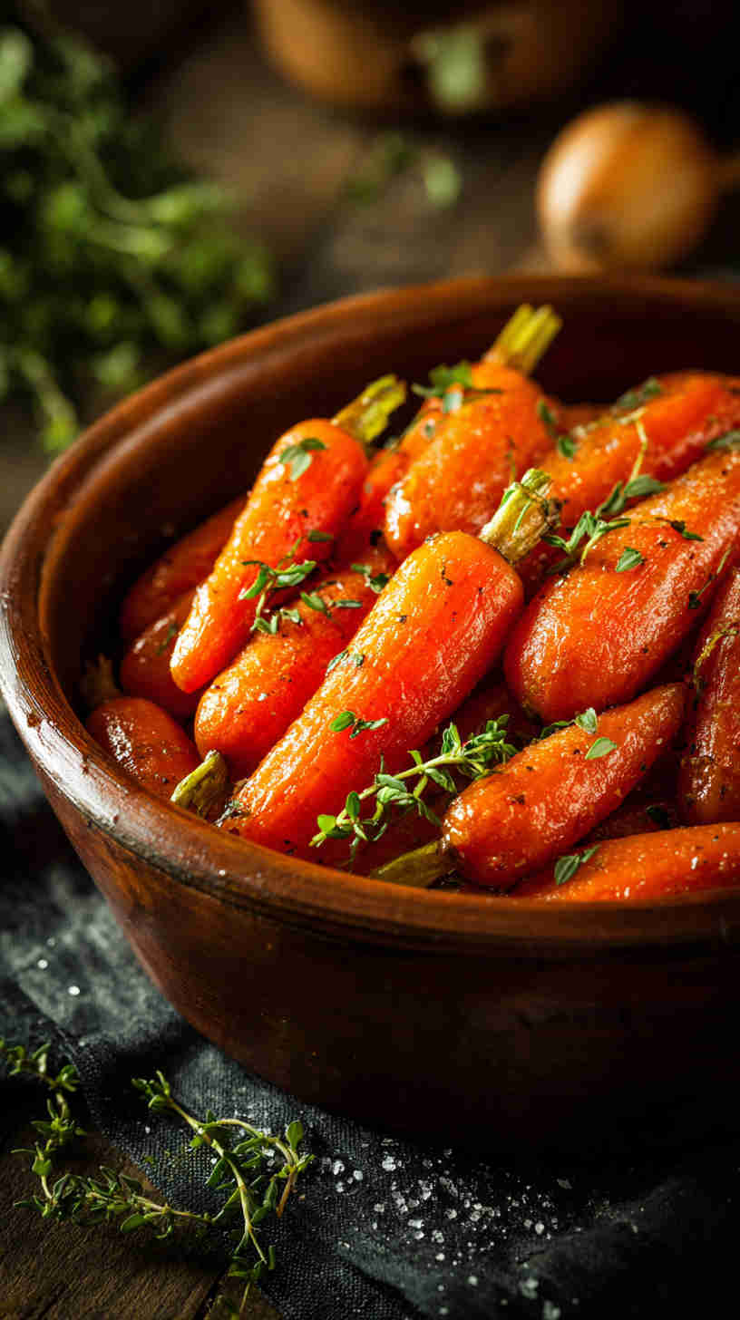 Crockpot Maple Glazed Carrots