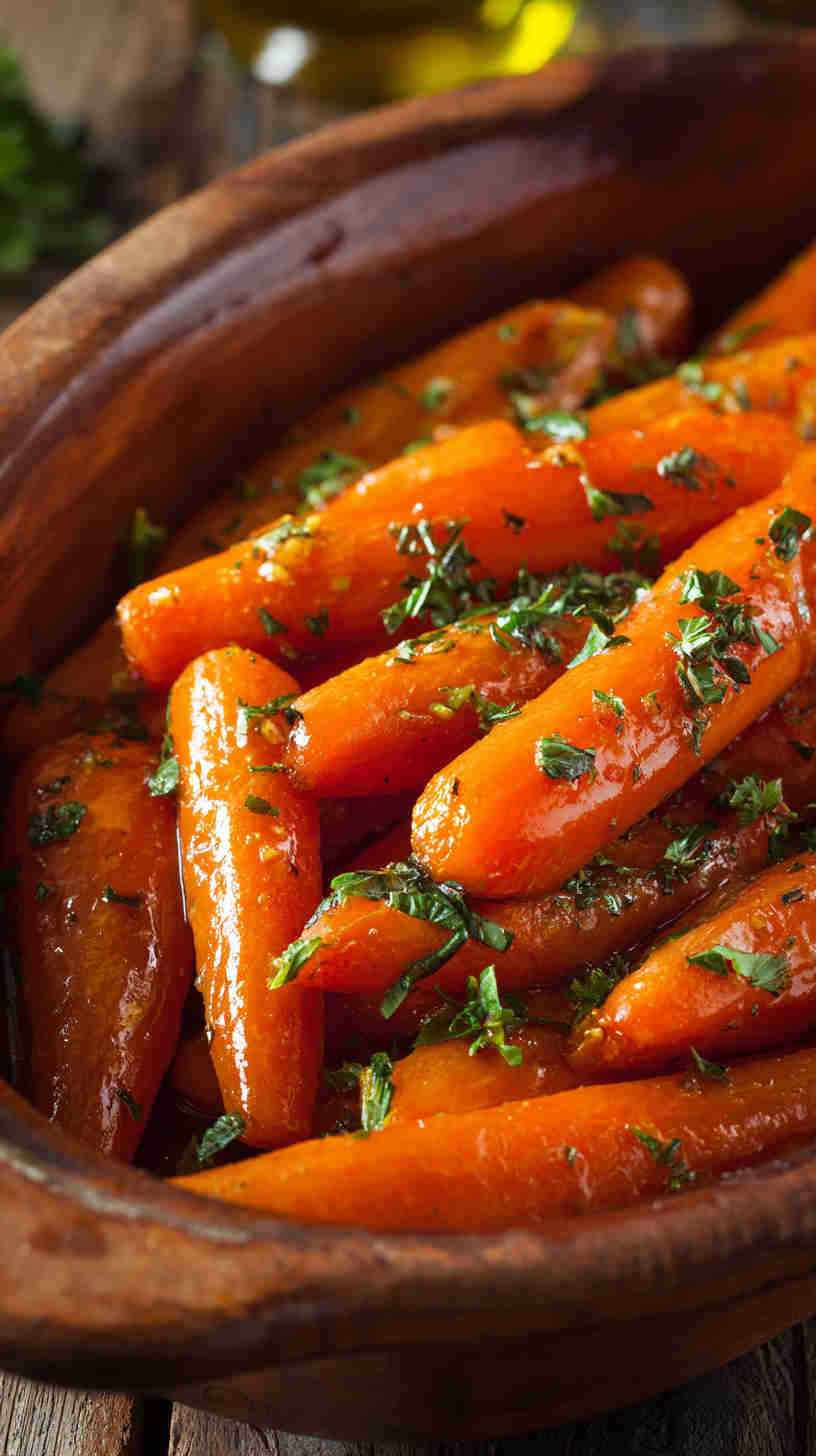 Crockpot Maple Glazed Carrots