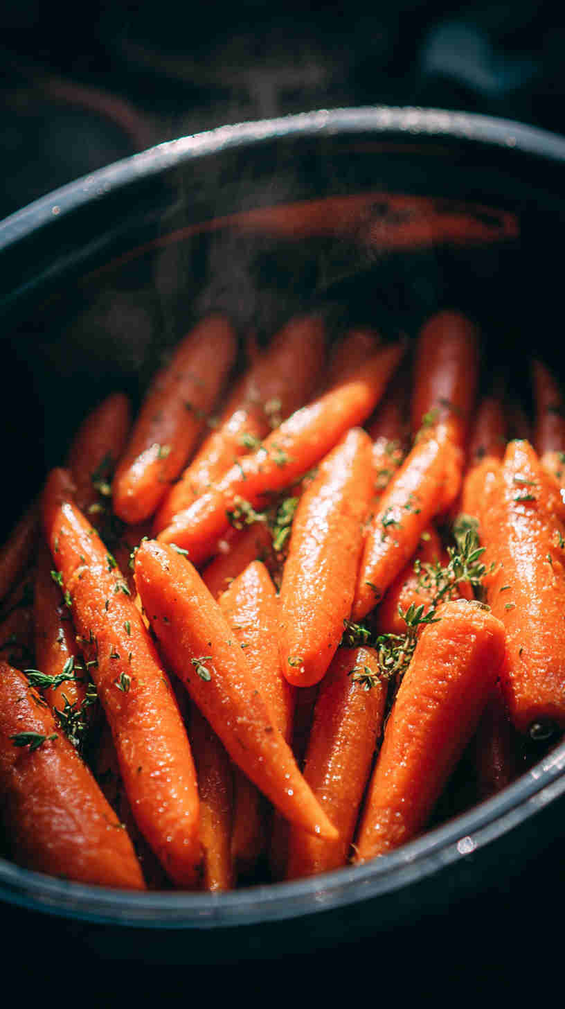 Crockpot Maple Glazed Carrots