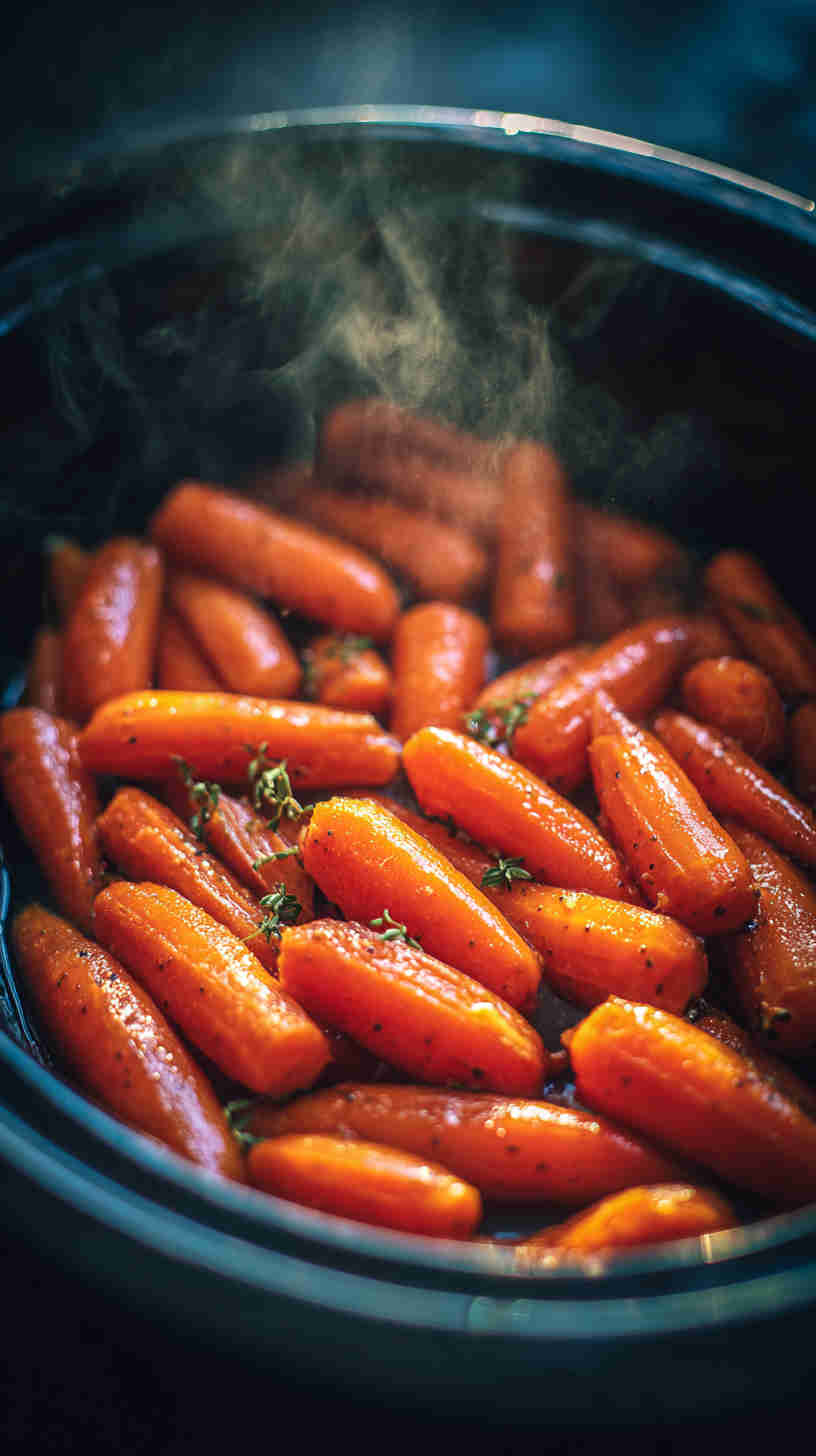 Crockpot Maple Glazed Carrots
