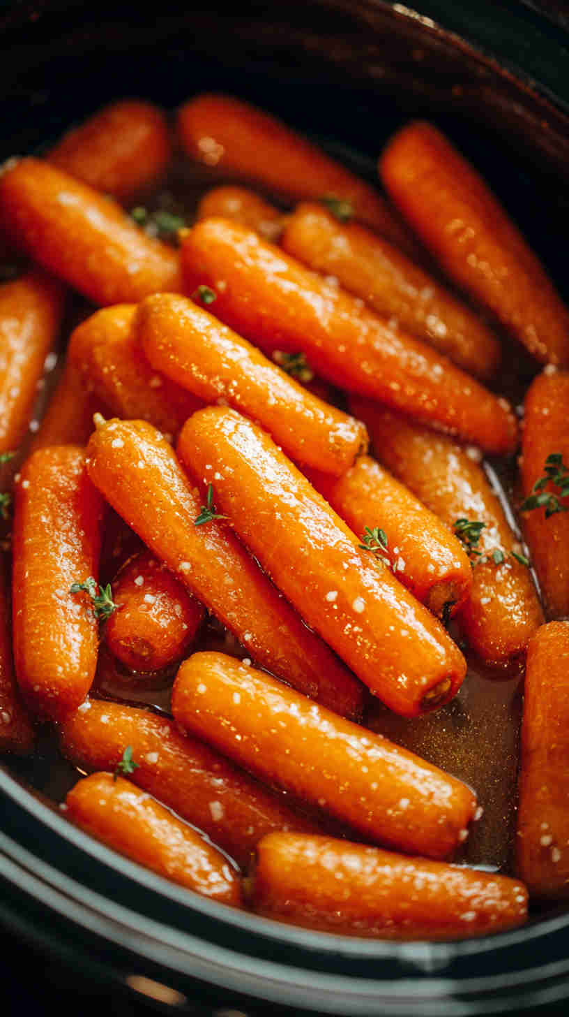 Crockpot Maple Glazed Carrots