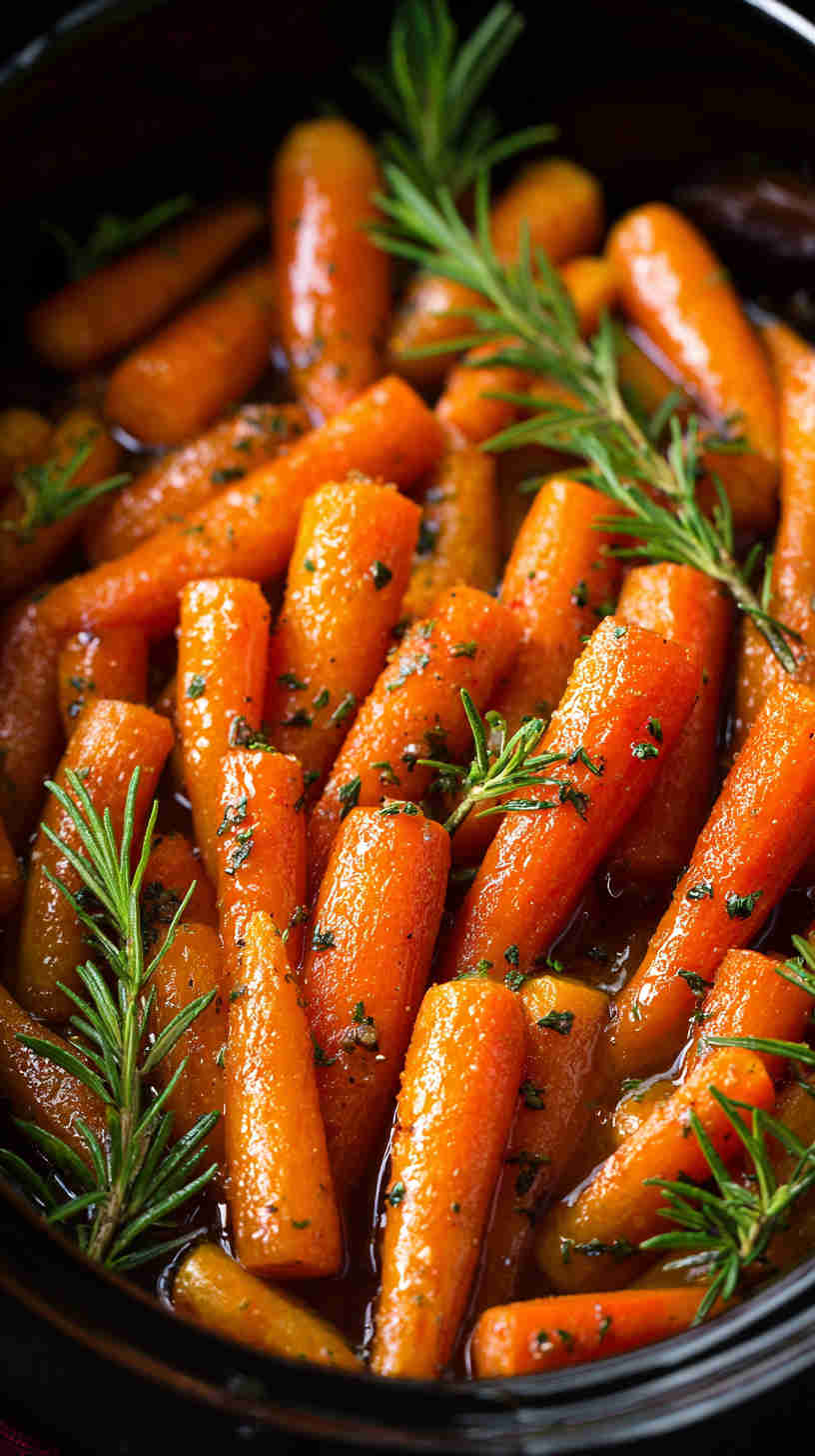 Crockpot Maple Glazed Carrots