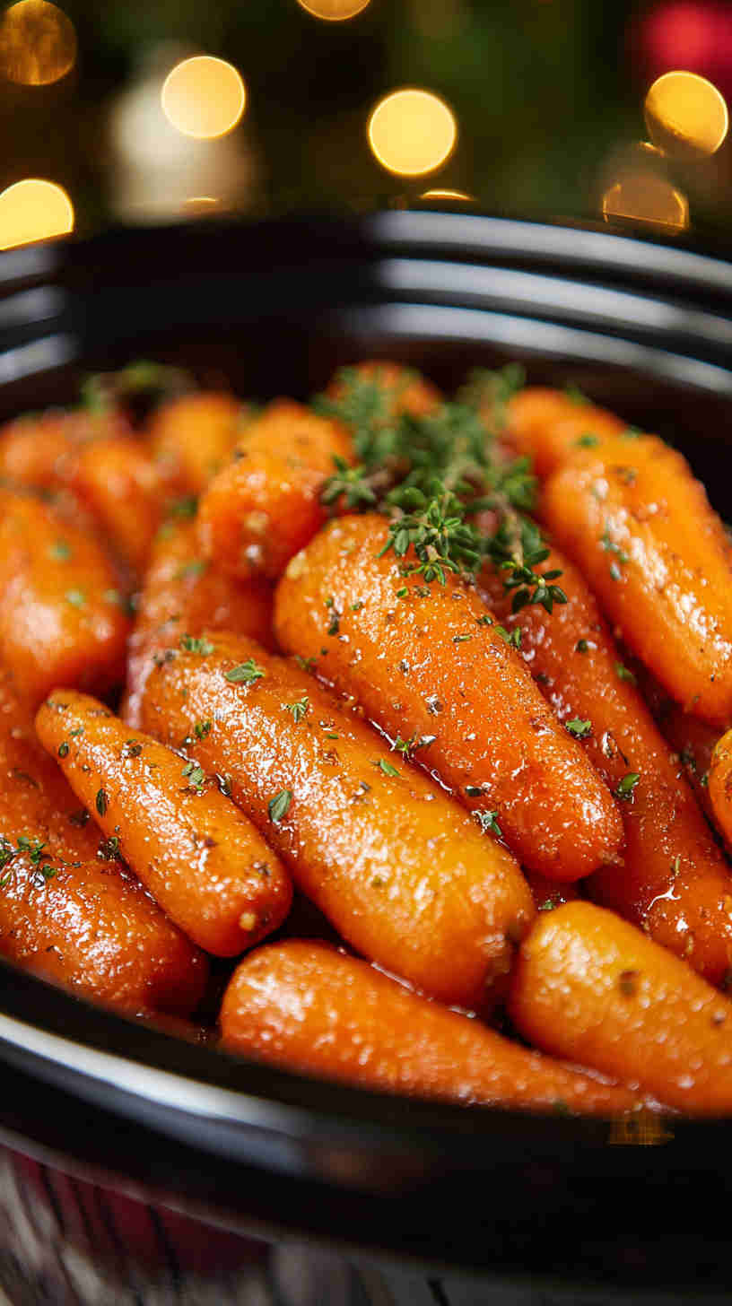 Crockpot Maple Glazed Carrots