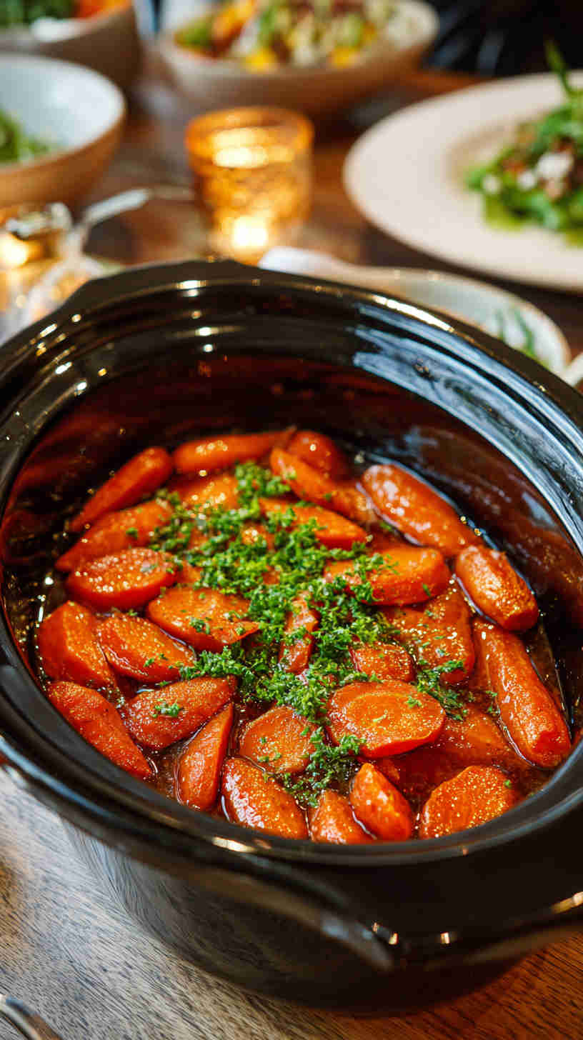 Crockpot Maple Glazed Carrots