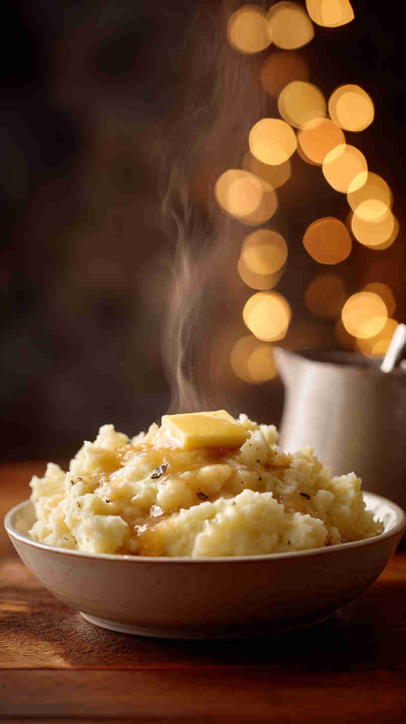 Crockpot Mashed Potatoes and Gravy
