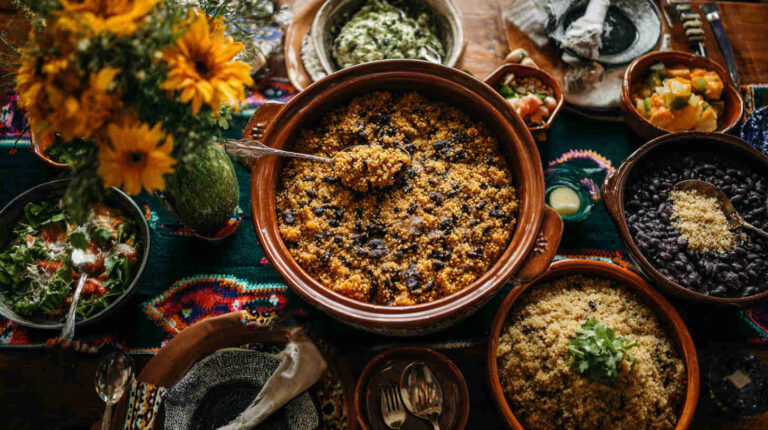 Crockpot Mexican Quinoa Casserole