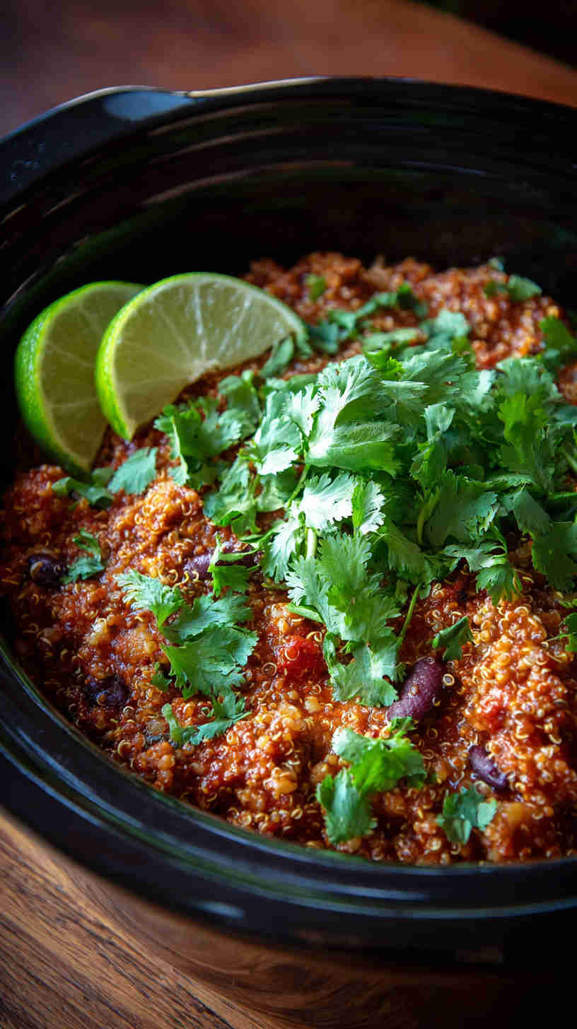 Crockpot Mexican Quinoa Casserole