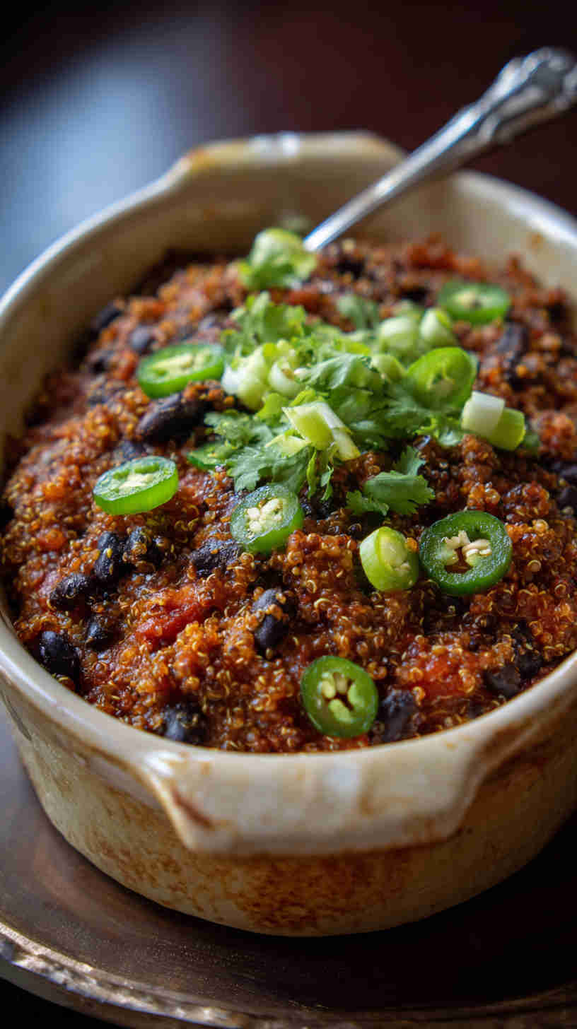 Crockpot Mexican Quinoa Casserole