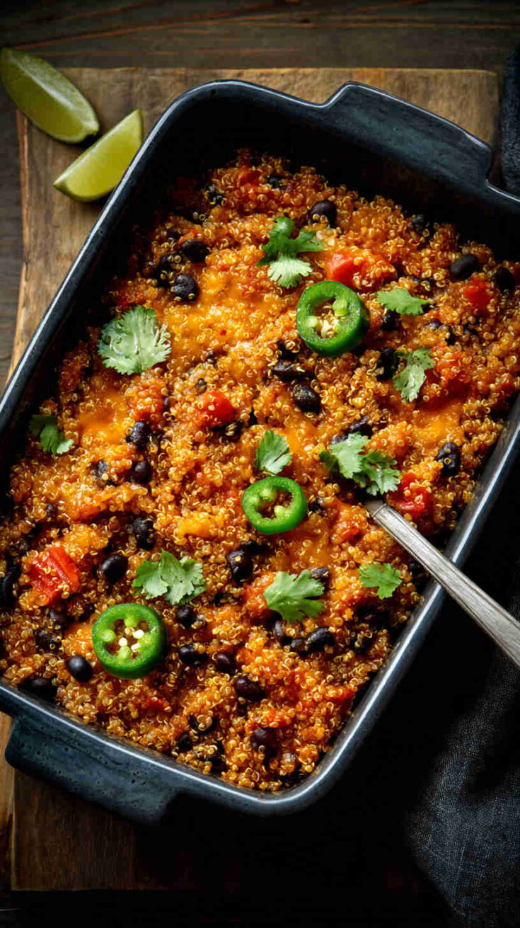 Crockpot Mexican Quinoa Casserole