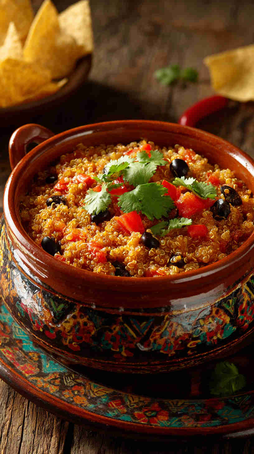 Crockpot Mexican Quinoa Casserole