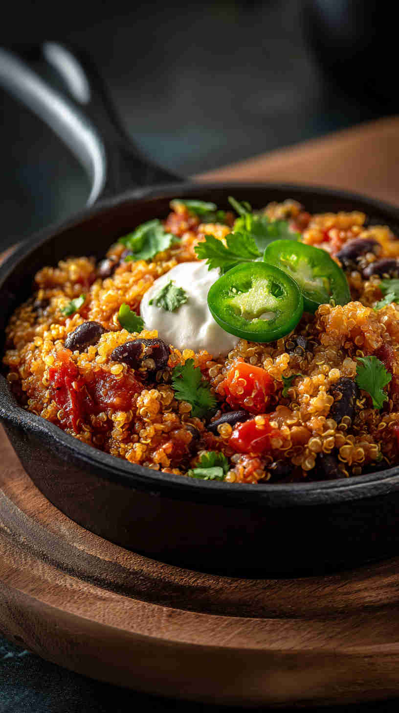 Crockpot Mexican Quinoa Casserole