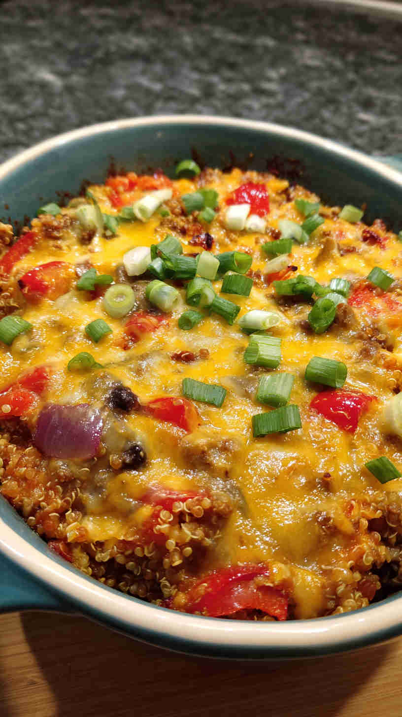 Crockpot Mexican Quinoa Casserole