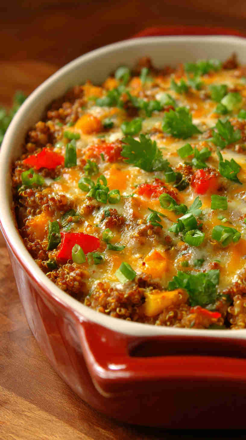 Crockpot Mexican Quinoa Casserole