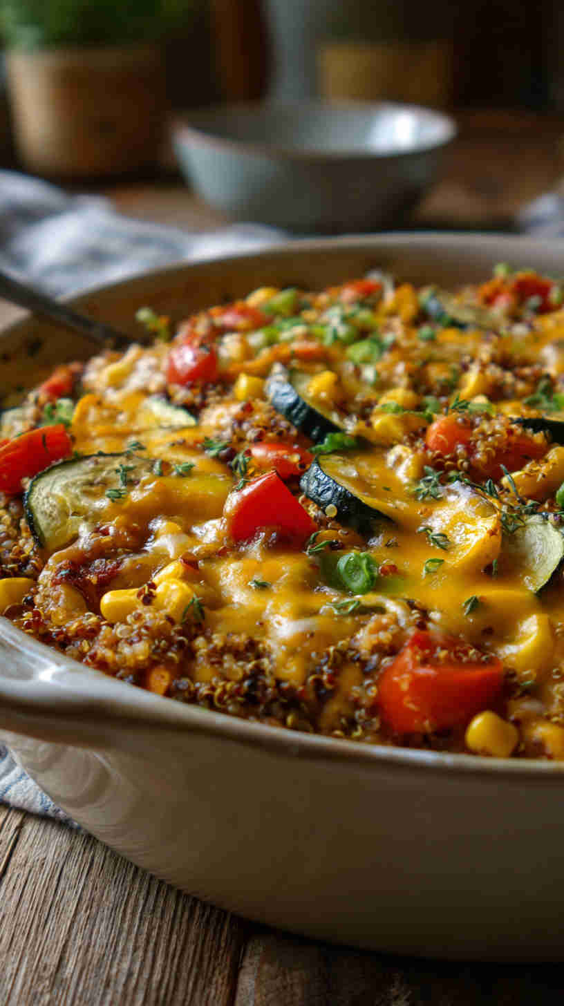 Crockpot Mexican Quinoa Casserole