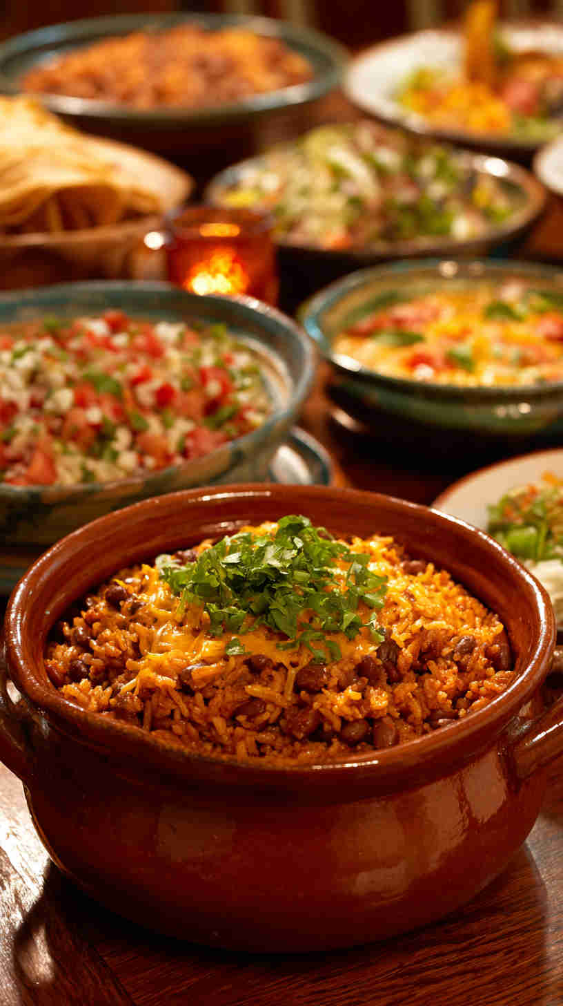 Crockpot Mexican Rice and Beans