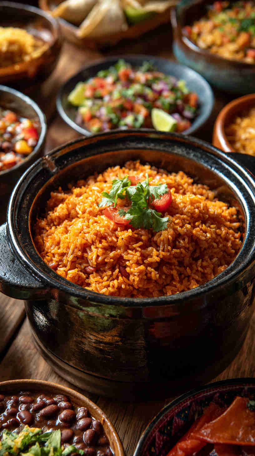 Crockpot Mexican Rice and Beans