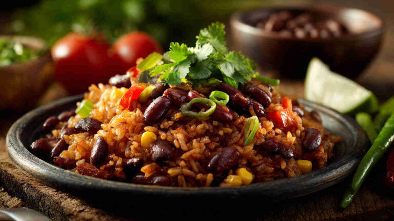 Crockpot Mexican Rice and Beans