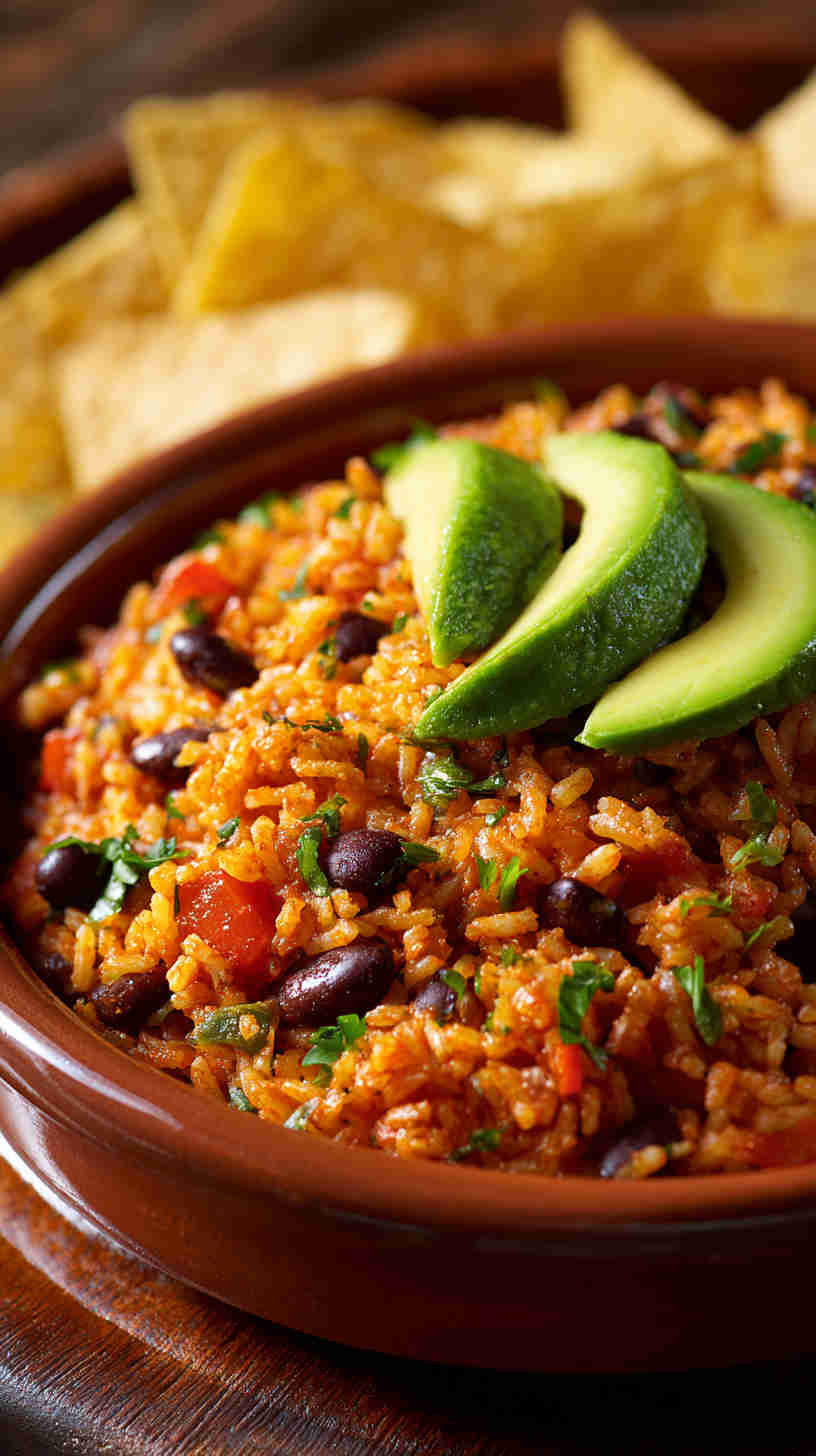 Crockpot Mexican Rice and Beans