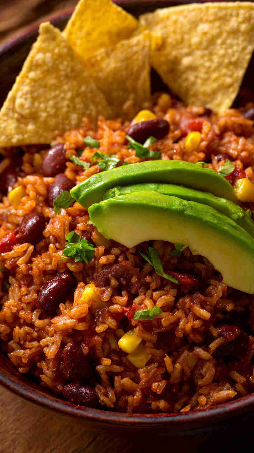 Crockpot Mexican Rice and Beans