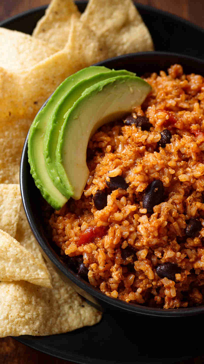 Crockpot Mexican Rice and Beans
