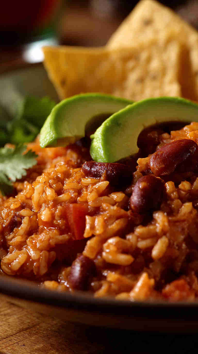 Crockpot Mexican Rice and Beans