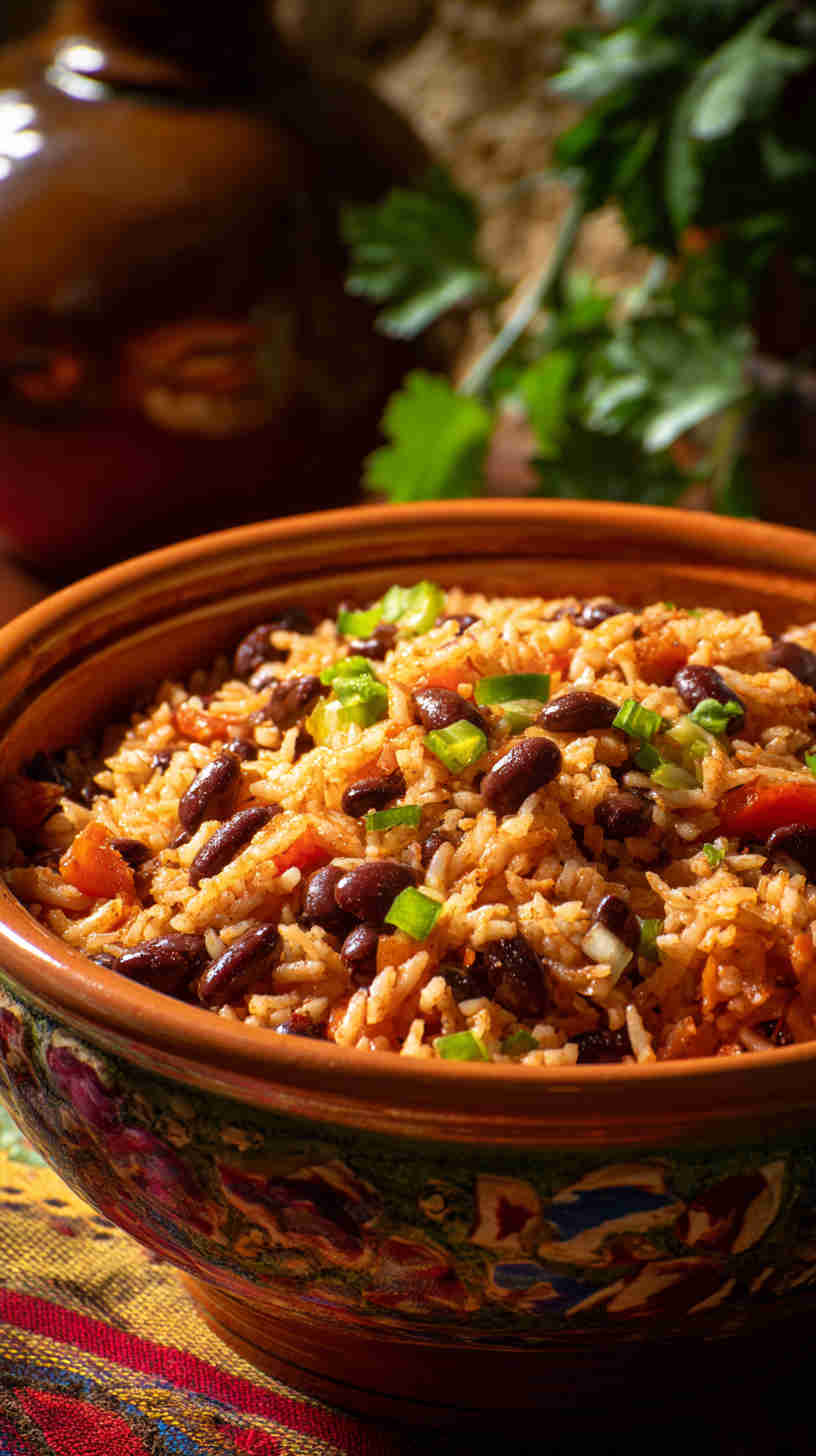 Crockpot Mexican Rice and Beans