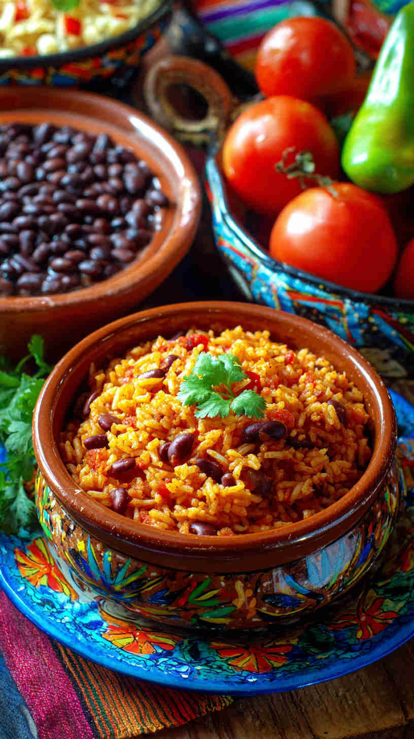 Crockpot Mexican Rice and Beans