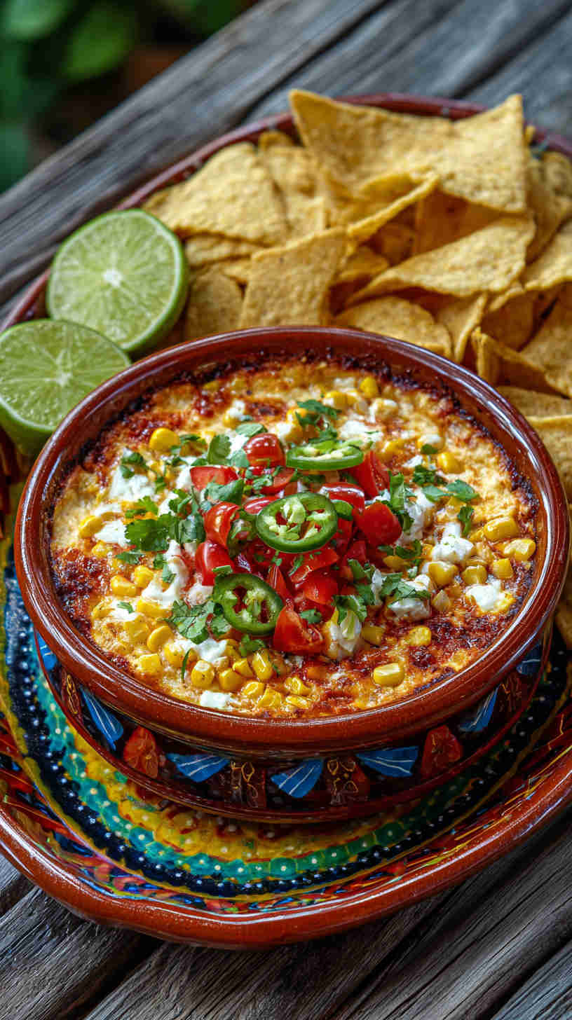 Crockpot Mexican Street Corn Dip